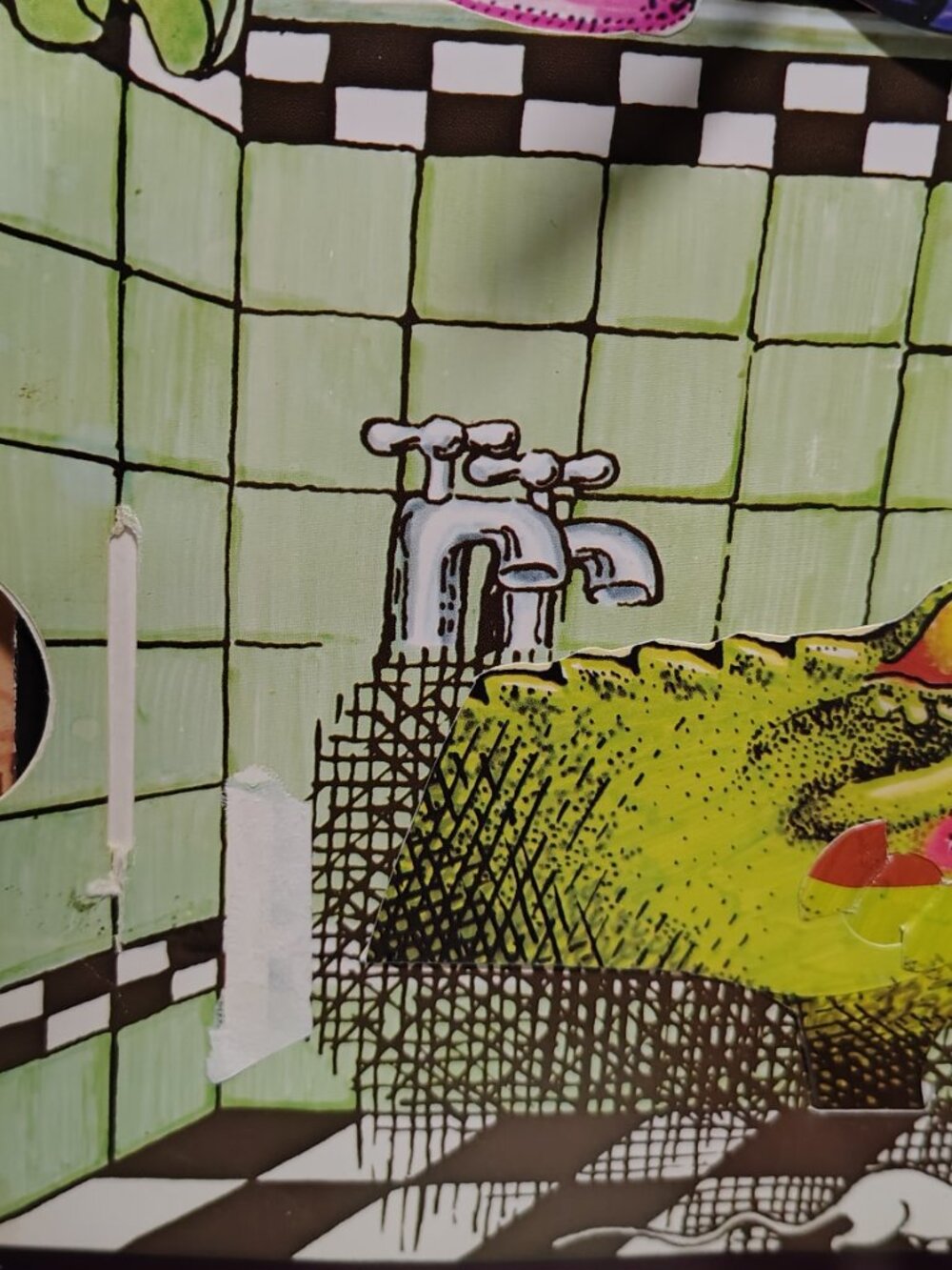 Jan Pienkowski Haunted House Pop-Up Book 1979 Vintage Dutton Halloween AS IS - Picture 6 of 7